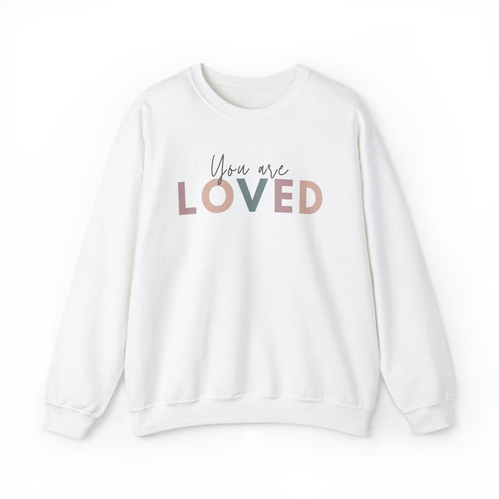 You are Loved - Unisex Crew-Neck Sweatshirt   Sweatshirt Joy & Country