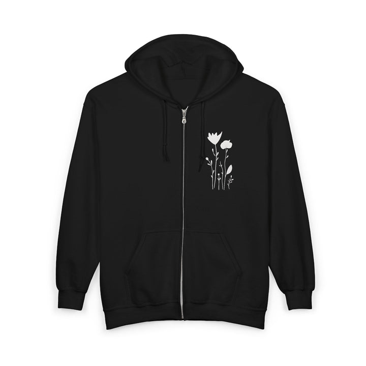 Grow In Grace 2 Peter 3:18 (2-Sided Front & Back Print) - Unisex Zip-Up Hoodie Sweatshirt   Hoodie Joy & Country