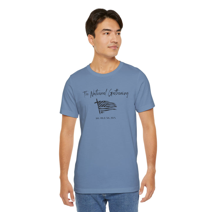 The National Gathering July 2025 - Unisex Crew-Neck Tee - Joy & Country