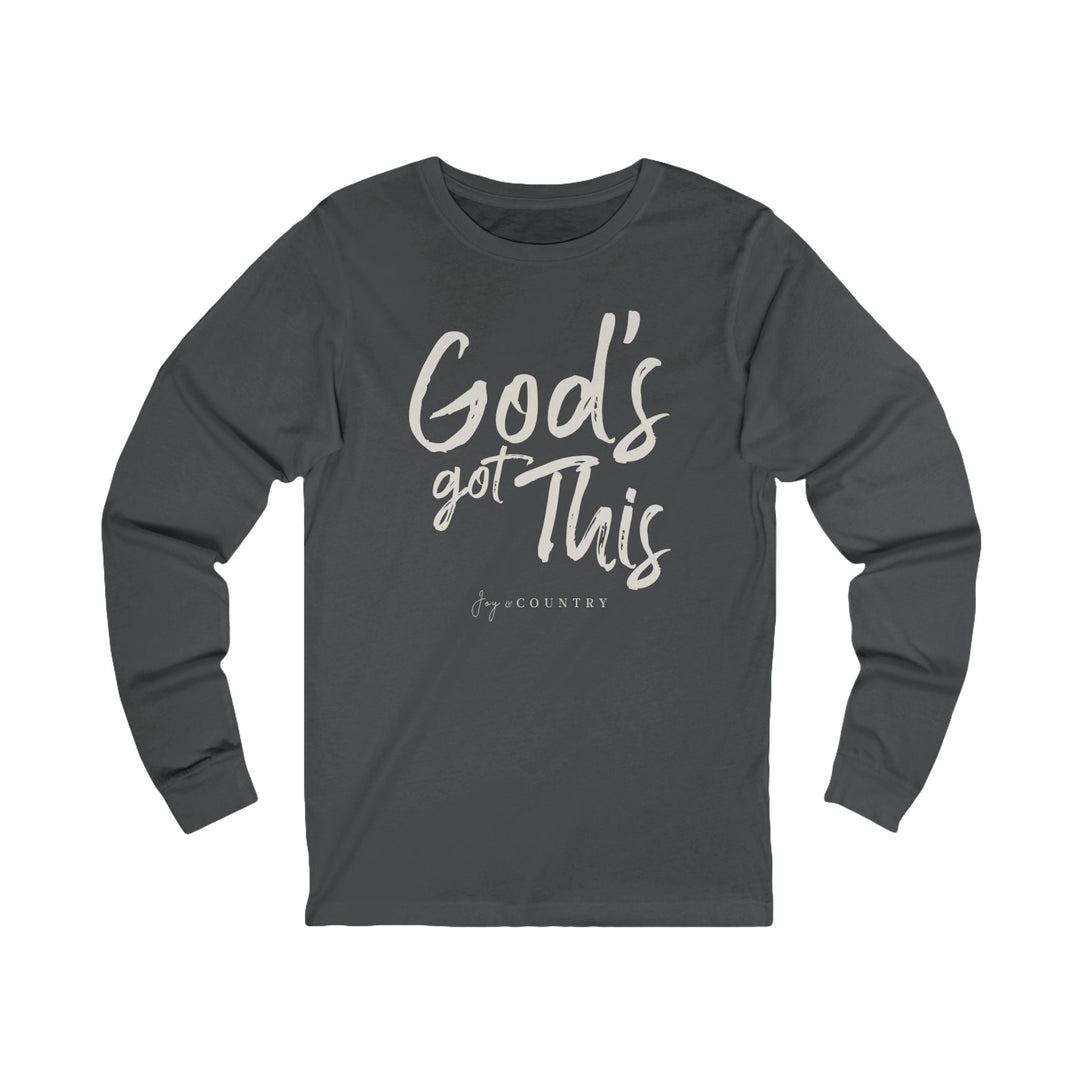 God's Got This - Unisex Jersey Long Sleeve Tee   Long-sleeve Joy & Country