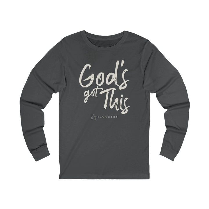 God's Got This - Unisex Jersey Long Sleeve Tee   Long-sleeve Joy & Country