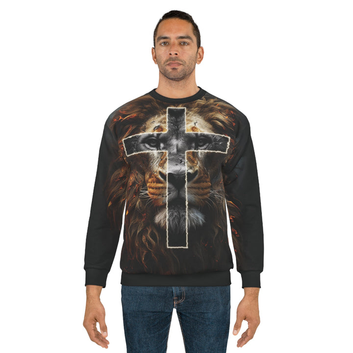 The Lion of Judah Shall Break Every Chain - Premium Unisex Crew-Neck Sweatshirt - JC Exclusive   Sweatshirt Joy & Country
