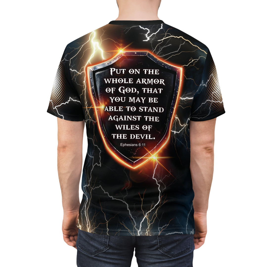 Put On The Whole Armor Of God - Unisex Premium Crew-Neck Tee - JC Exclusive - Joy & Country