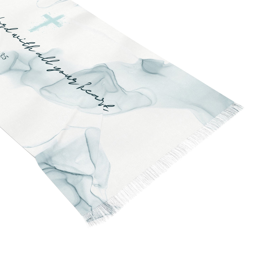 Trust in the Lord With All Your Heart - Semi-Translucent Lightweight Inspirational Wrap Scarf   Scarves Joy & Country
