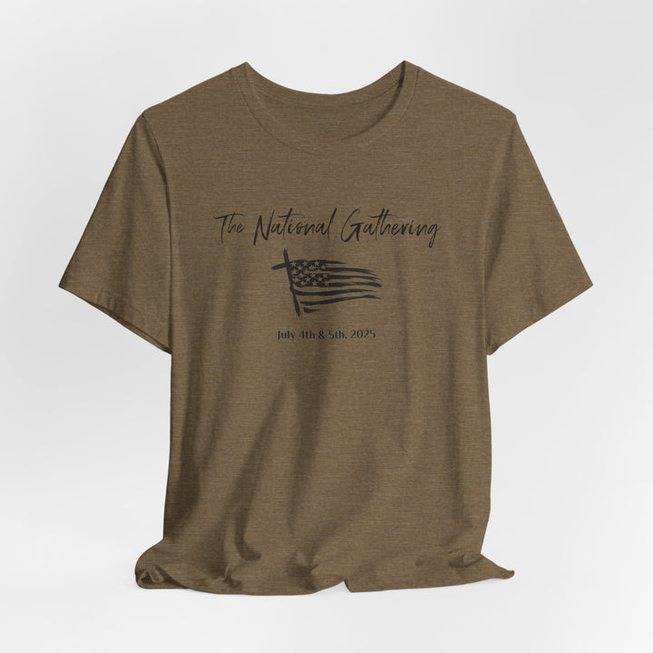 The National Gathering July 2025 - Unisex Crew-Neck Tee - Joy & Country