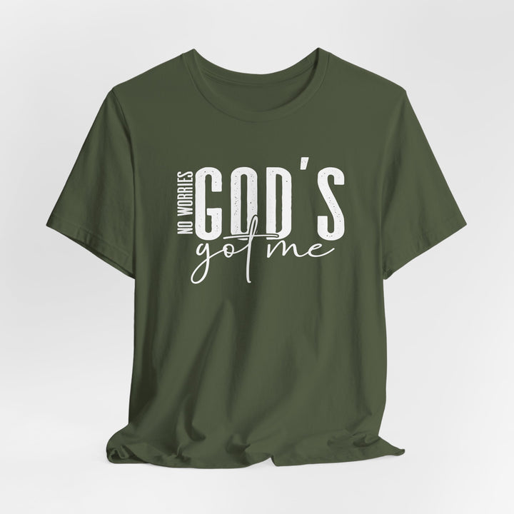 No Worries, God's Got Me - Unisex Crew-Neck Tee - Joy & Country