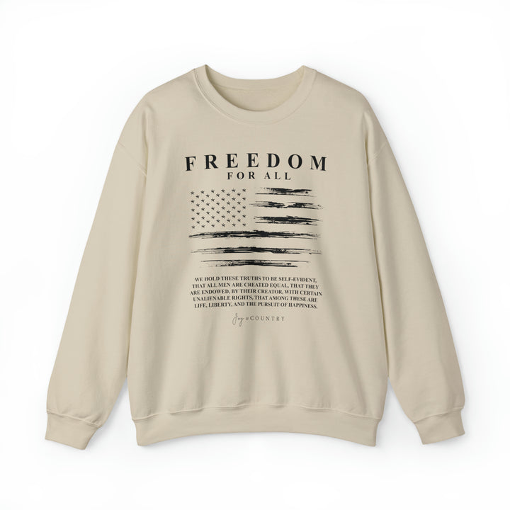 Freedom for All - Unisex Crew-Neck Sweatshirt