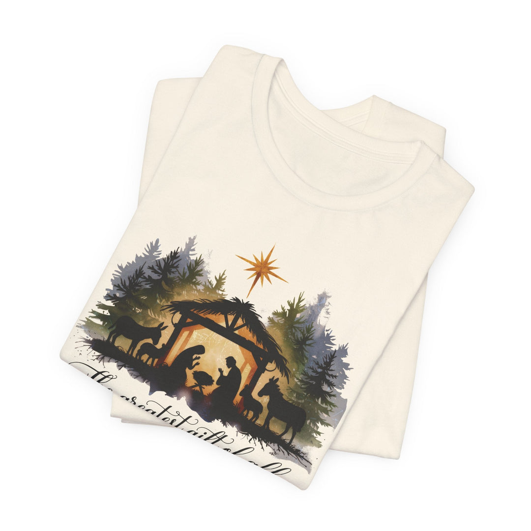 The Greatest Gift of All Matthew 1:21 - Unisex Crew-Neck Tee   T-Shirt Joy & Country