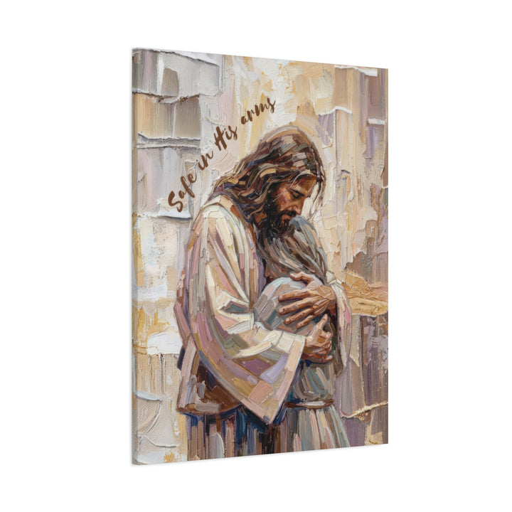 Safe in His Arms - Stretched, 1.25" Canvas   Canvas Joy & Country