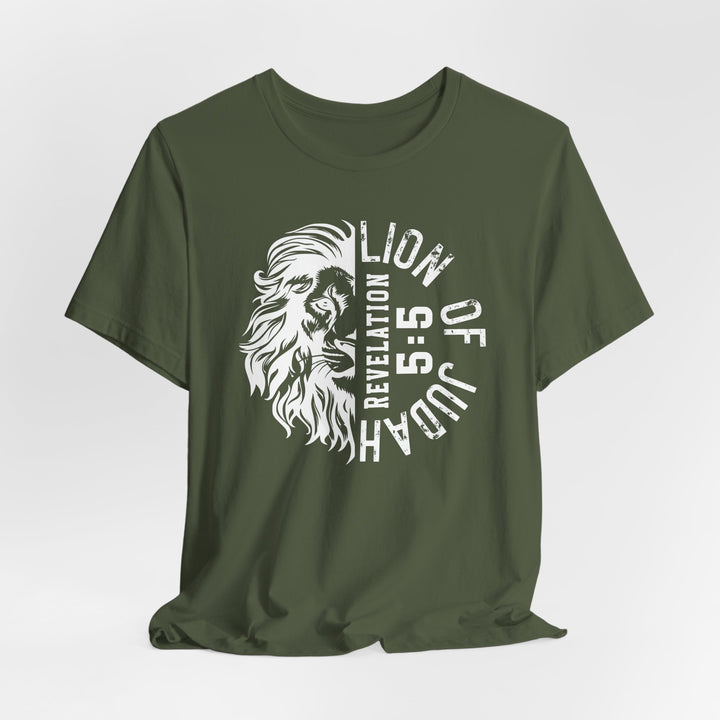 Lion Of Judah Revelation 5:5 - Unisex Crew-Neck Tee - Joy & Country