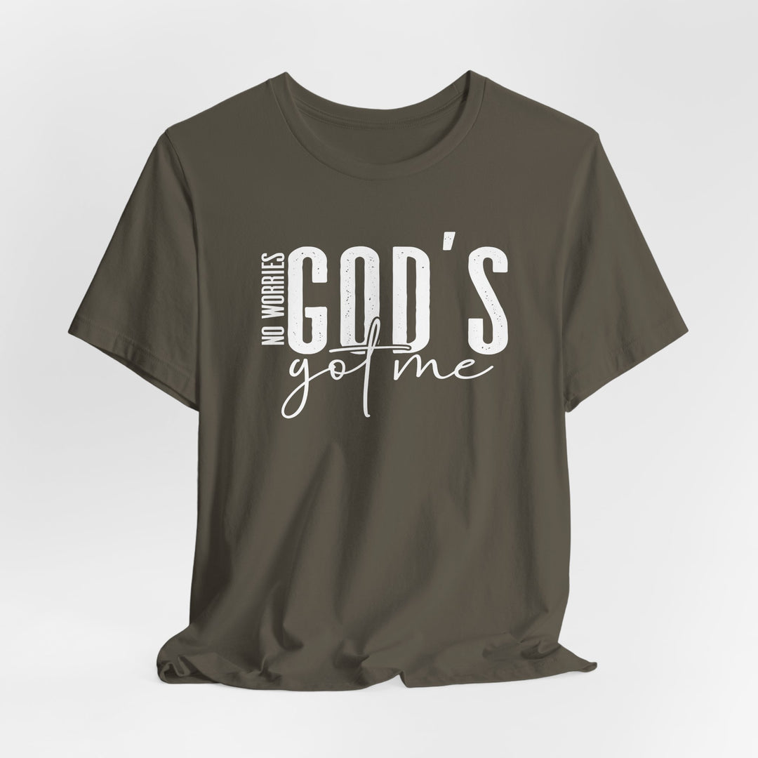 No Worries, God's Got Me - Unisex Crew-Neck Tee - Joy & Country