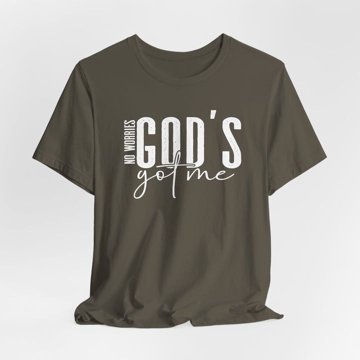 No Worries, God's Got Me - Unisex Crew-Neck Tee - Joy & Country