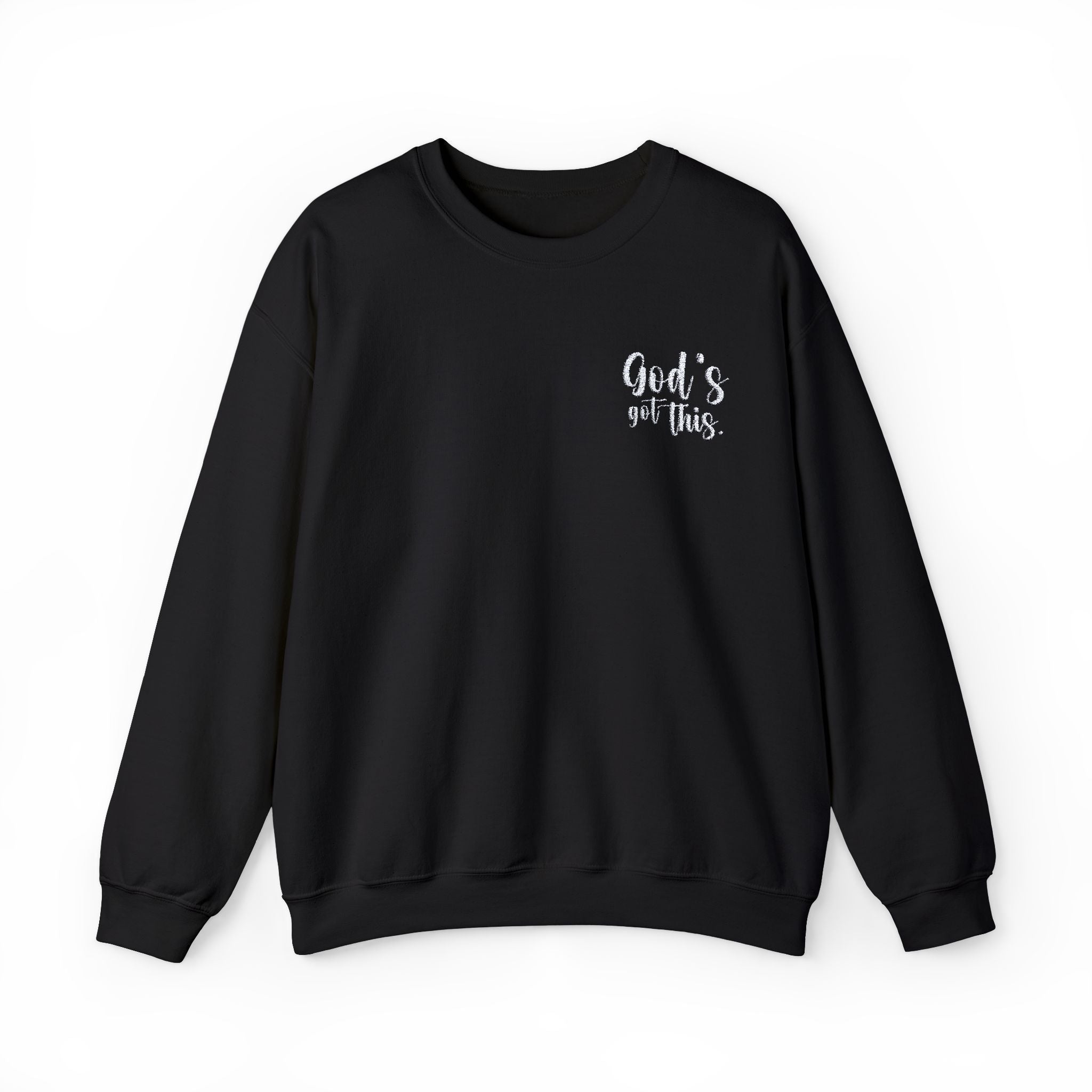 Embroidered God's Got This - Unisex Crew-Neck Sweatshirt – Joy
