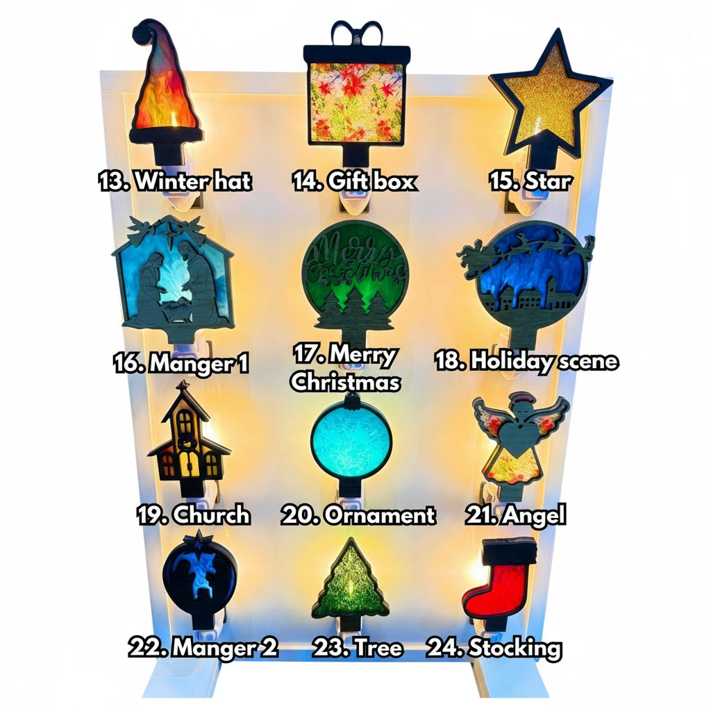 [PRE-ORDER] 3D Wooden Acrylic Day/Night Lights | Handmade | Made in the USA [SHIPS IN 1-2 WEEKS]   Night Lights Joy & Country