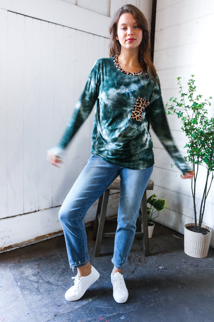 On the Hunt for Love Tie Dye Long Sleeve    Joy & Country
