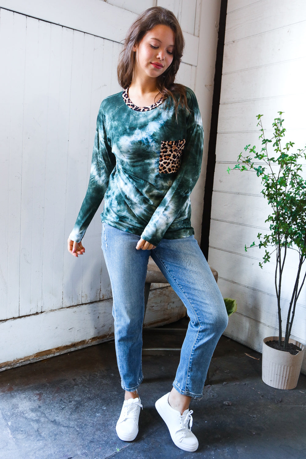 On the Hunt for Love Tie Dye Long Sleeve    Joy & Country