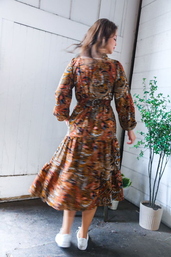 Golden Hour Glamorous Smocked Maxi Dress    Joy & Country