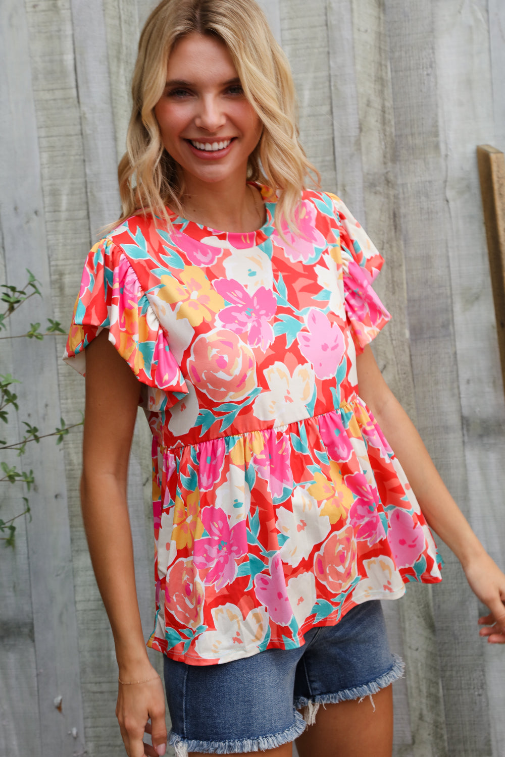 Instant Flair Babydoll Top - Joy & Country