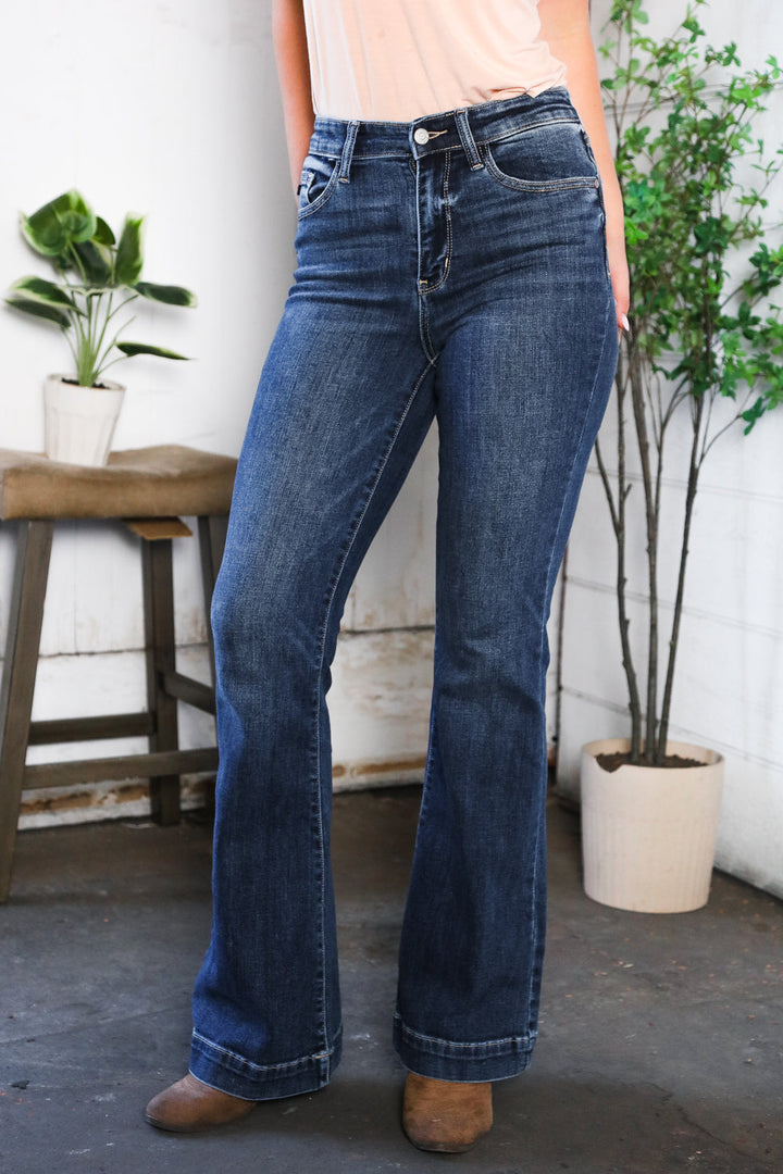 Judy Blue High Waist Flare Denim    Joy & Country