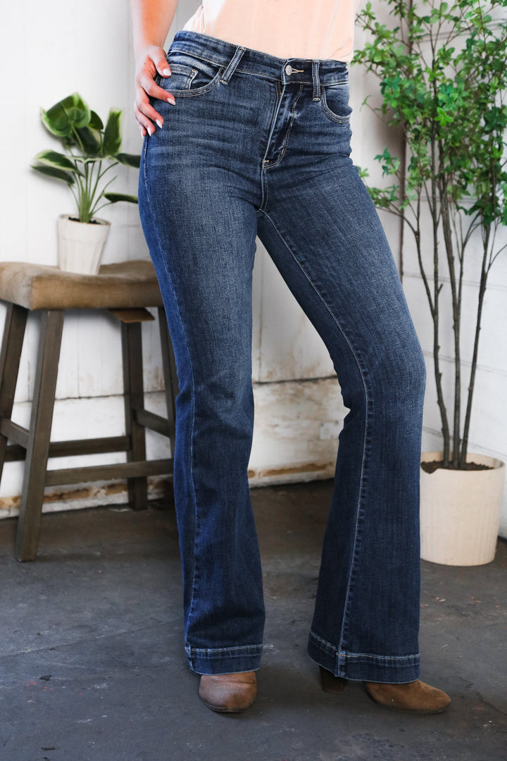 Judy Blue High Waist Flare Denim    Joy & Country