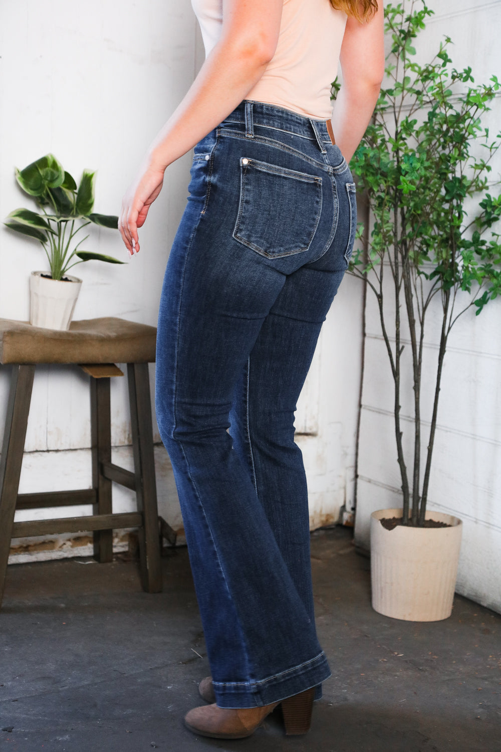 Judy Blue High Waist Flare Denim    Joy & Country