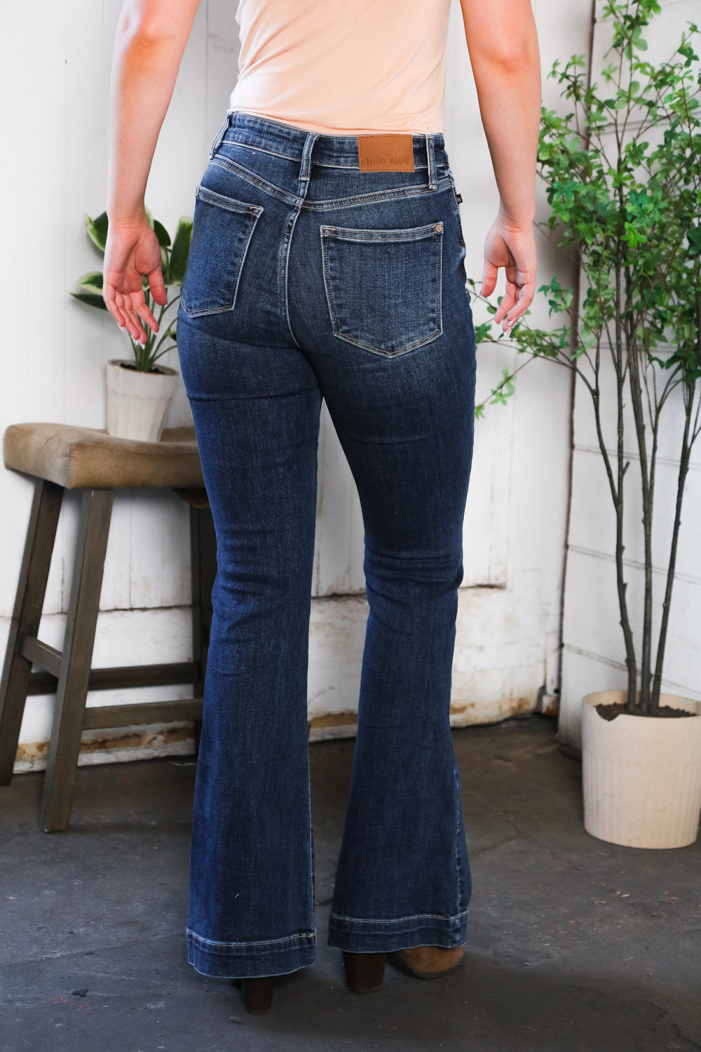 Judy Blue High Waist Flare Denim    Joy & Country