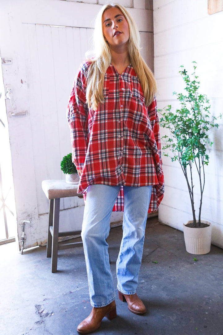 Riding on the Ranch Flannel Button-Up    Joy & Country