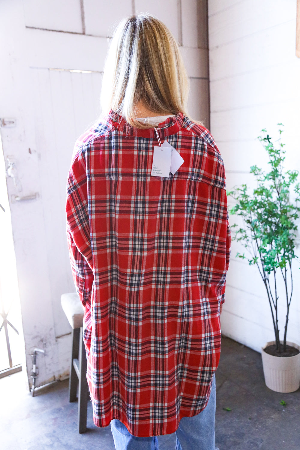 Riding on the Ranch Flannel Button-Up    Joy & Country