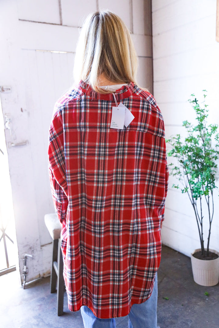 Riding on the Ranch Flannel Button-Up    Joy & Country