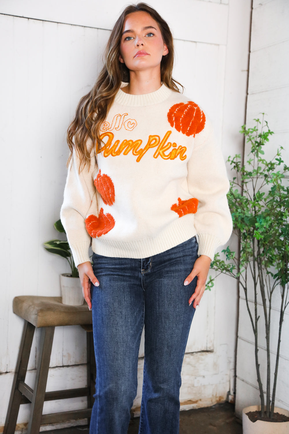 Hello Gourd-geous Pumkin Patch Pullover    Joy & Country