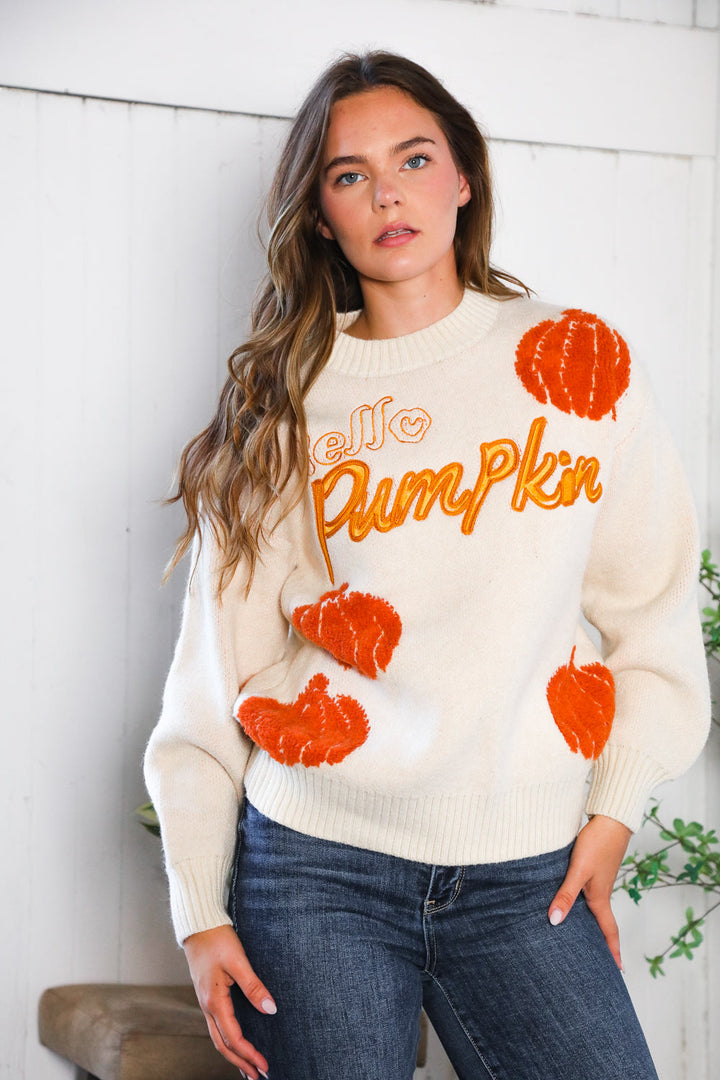 Hello Gourd-geous Pumkin Patch Pullover    Joy & Country