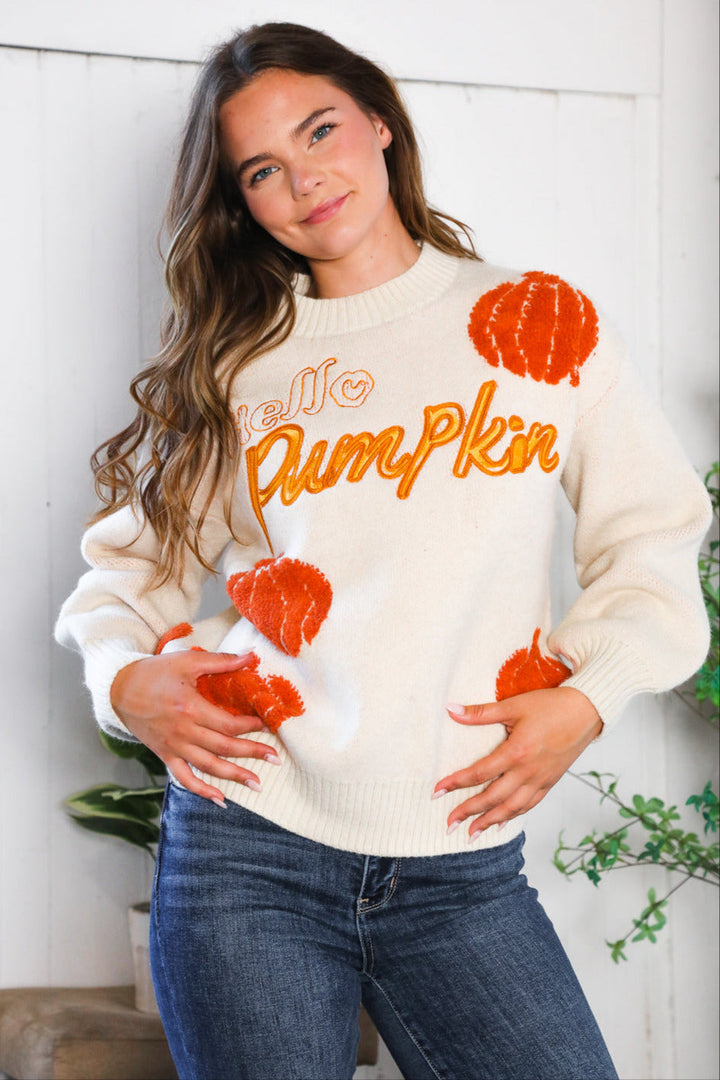 Hello Gourd-geous Pumkin Patch Pullover    Joy & Country