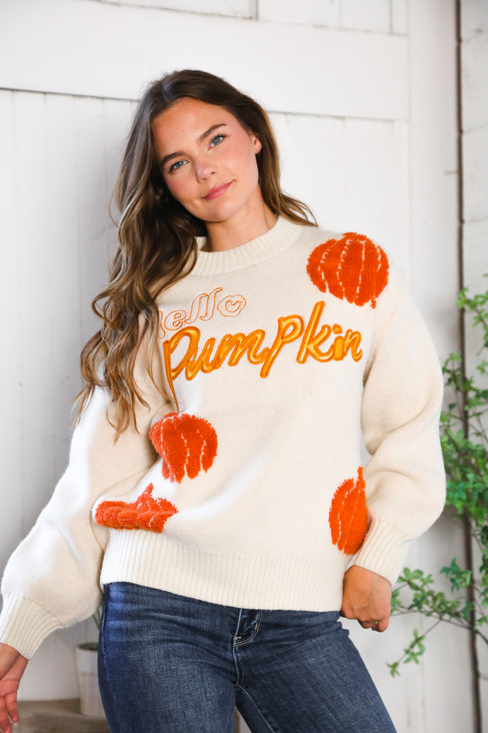 Hello Gourd-geous Pumkin Patch Pullover    Joy & Country