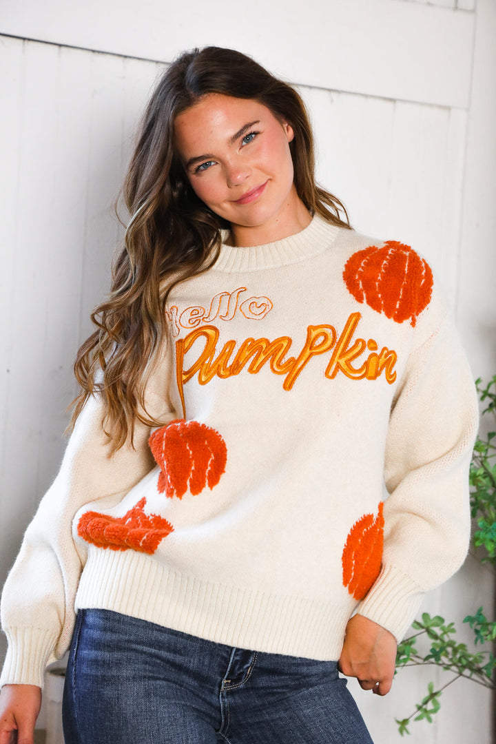 Hello Gourd-geous Pumkin Patch Pullover    Joy & Country
