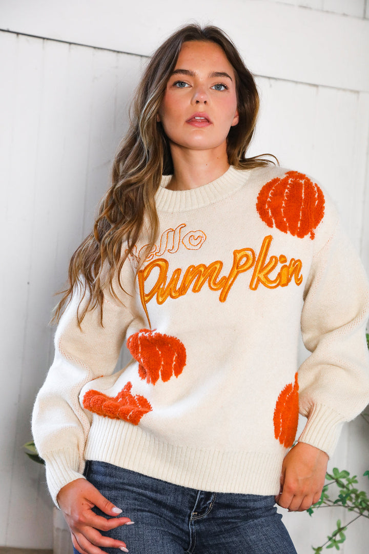 Hello Gourd-geous Pumkin Patch Pullover    Joy & Country