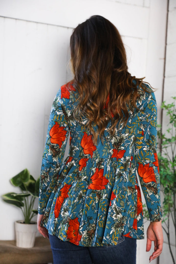 The Scarlet Fields Babydoll Blouse    Joy & Country