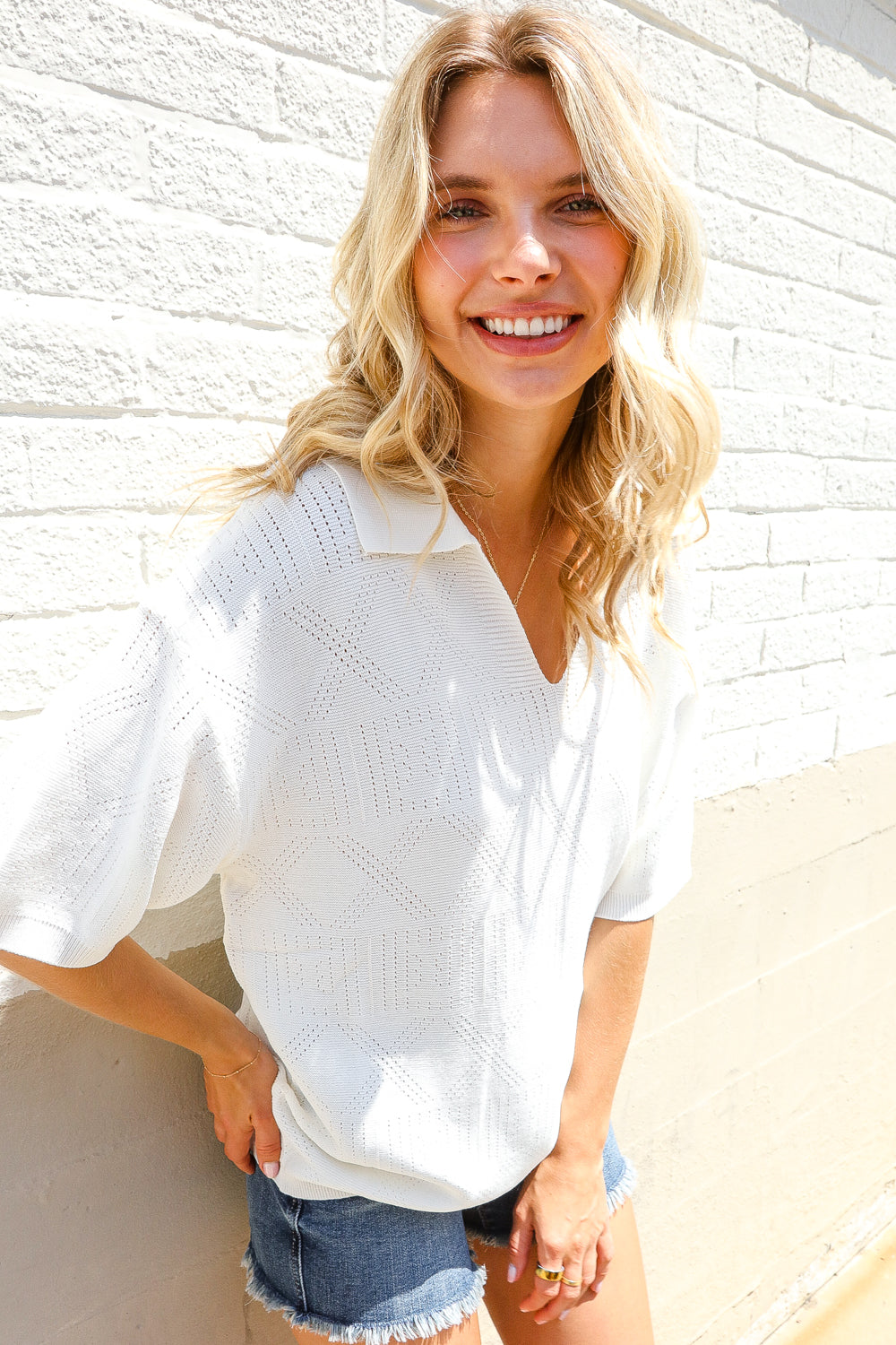 Delicate Details Top - Joy & Country