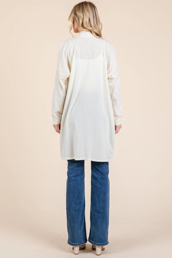 Made For More - Gold Speckled Cardigan