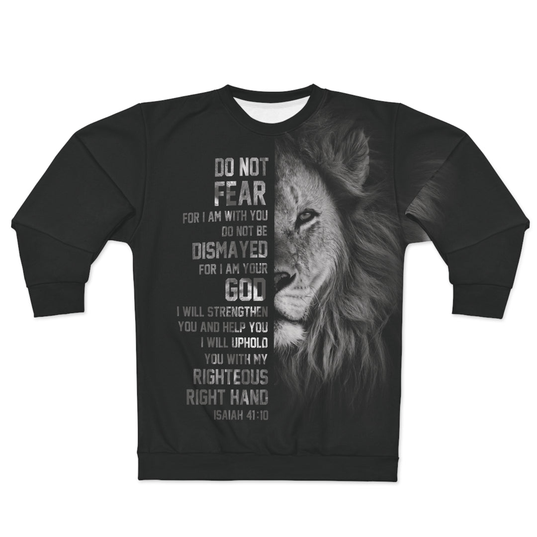 Do Not Fear - Lion Of Judah - Premium Unisex Crew-Neck Sweatshirt - JC Exclusive