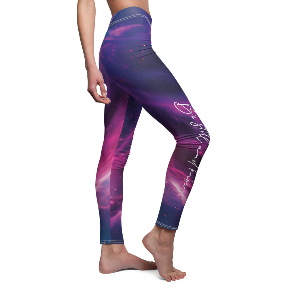 Be Still And Know - Tie-Dye - Women's Lightweight Leggings   Leggings Joy & Country
