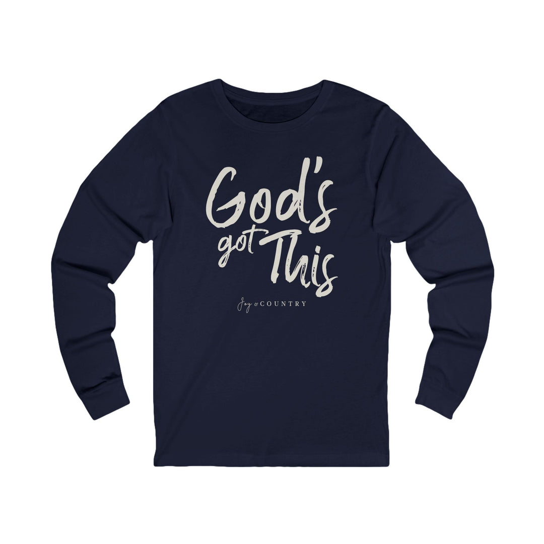 God's Got This - Unisex Jersey Long Sleeve Tee   Long-sleeve Joy & Country