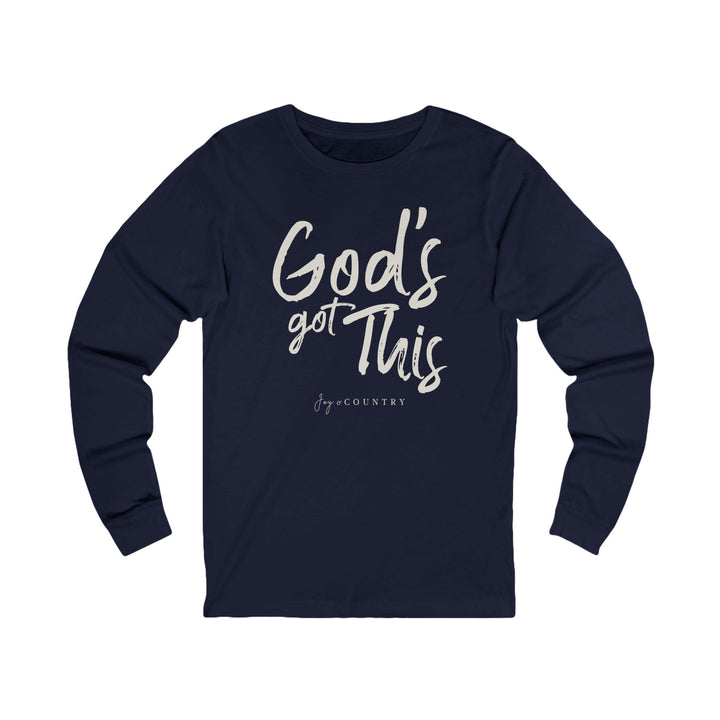 God's Got This - Unisex Jersey Long Sleeve Tee   Long-sleeve Joy & Country