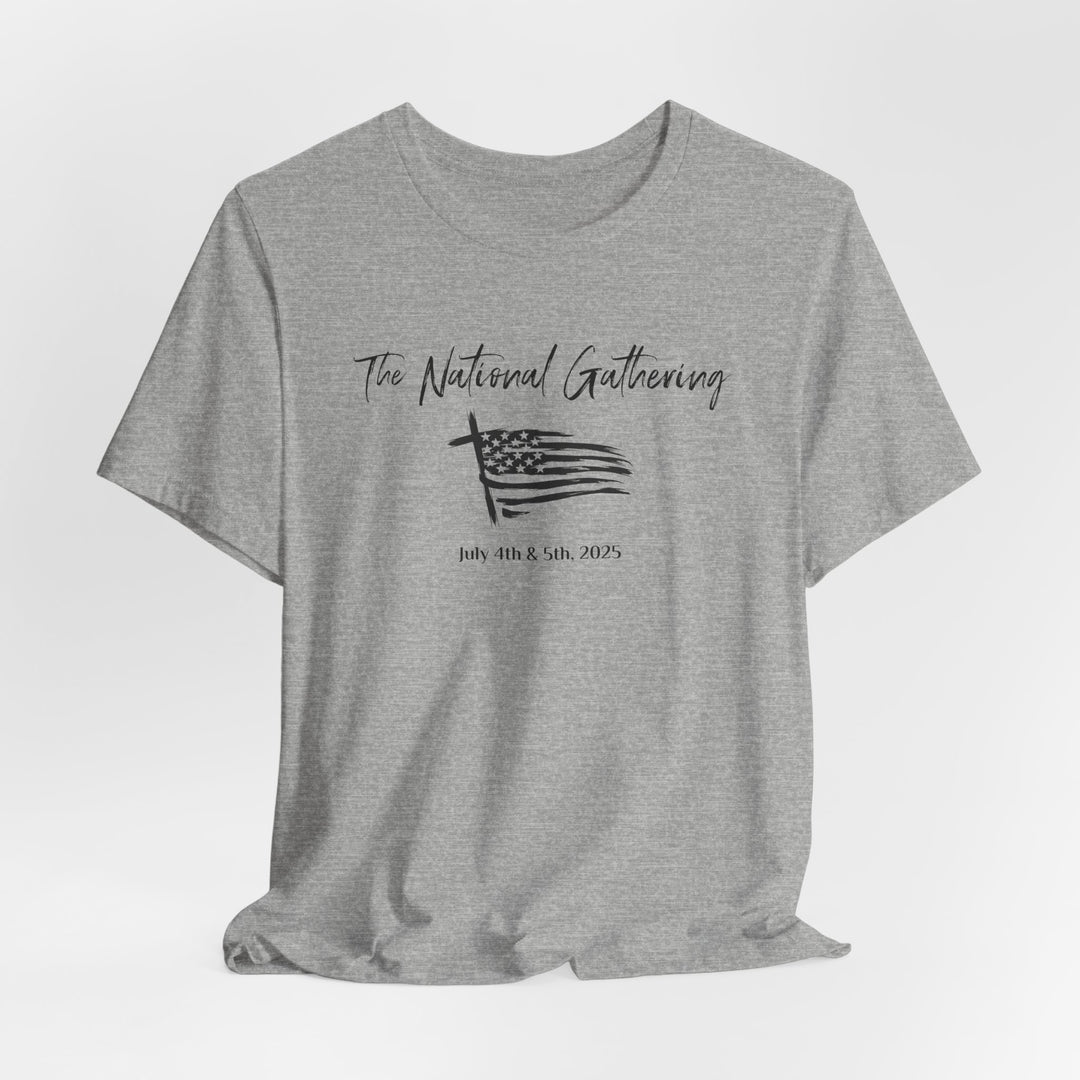 The National Gathering July 2025 - Unisex Crew-Neck Tee - Joy & Country