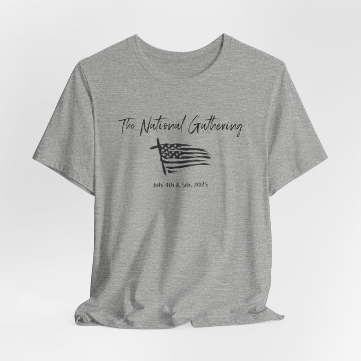 The National Gathering July 2025 - Unisex Crew-Neck Tee - Joy & Country