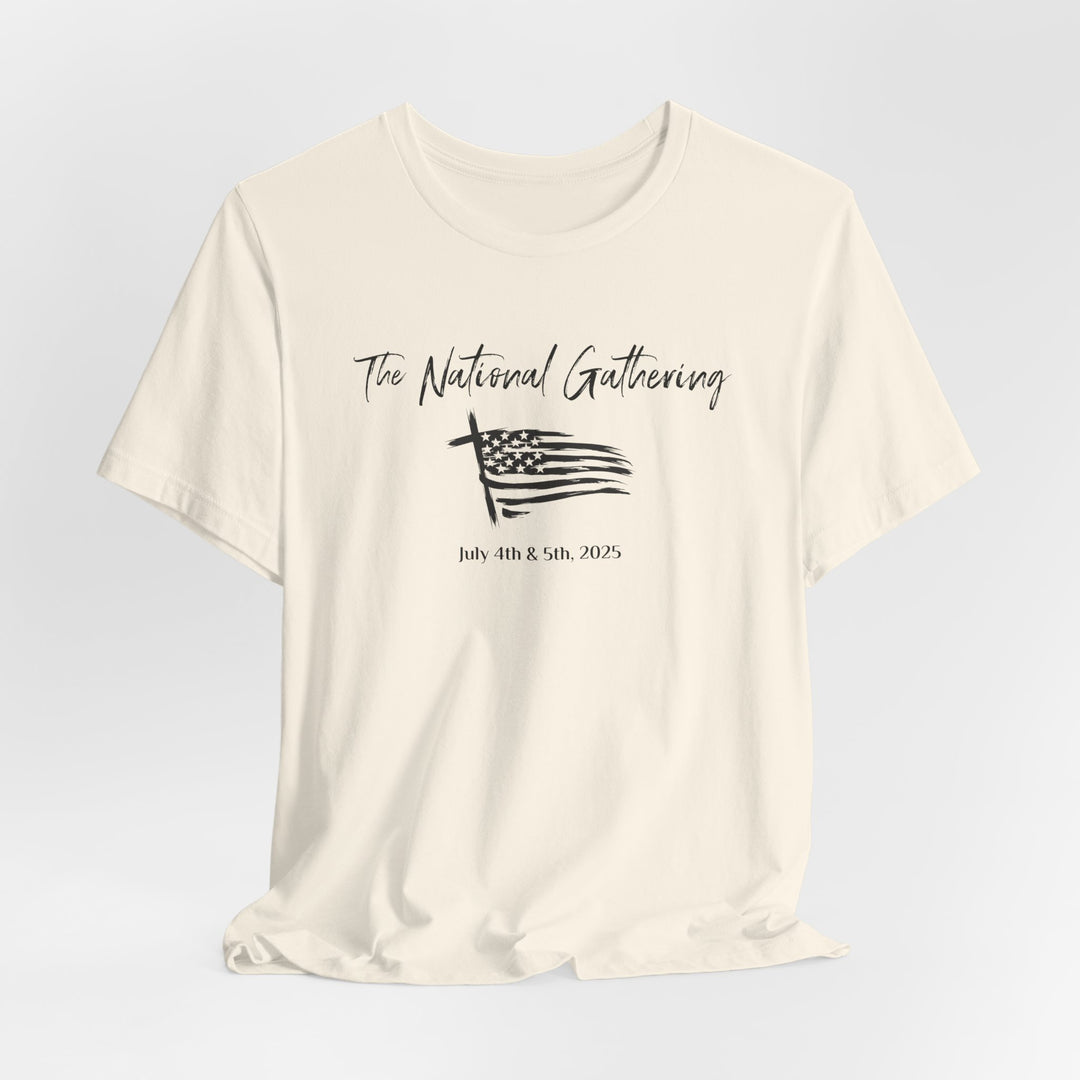 The National Gathering July 2025 - Unisex Crew-Neck Tee - Joy & Country