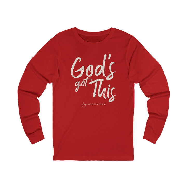 God's Got This - Unisex Jersey Long Sleeve Tee   Long-sleeve Joy & Country