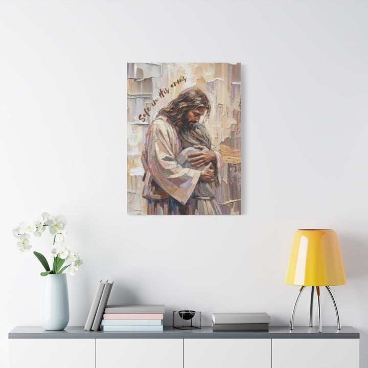 Safe in His Arms - Stretched, 1.25" Canvas   Canvas Joy & Country