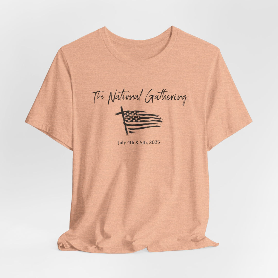 The National Gathering July 2025 - Unisex Crew-Neck Tee - Joy & Country