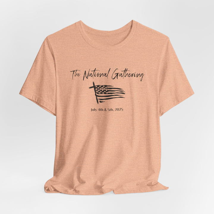 The National Gathering July 2025 - Unisex Crew-Neck Tee - Joy & Country