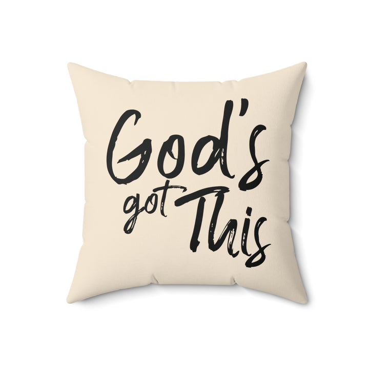 God's Got This - Forgiven Cross - 18x18 2-Sided Pillow (2 Pillows in 1)